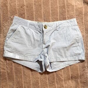 Striped Blue Women's Shorts